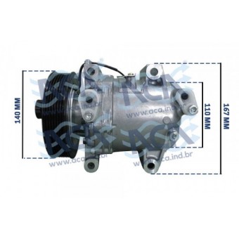 COMPR CALSONIC NISSAN FRONTIER 2.5 08>12