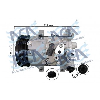 COMPR MOD DENSO 6SEU14 6PK 120MM TOYOTA COROLLA 1.8 / 2.0 13 >
