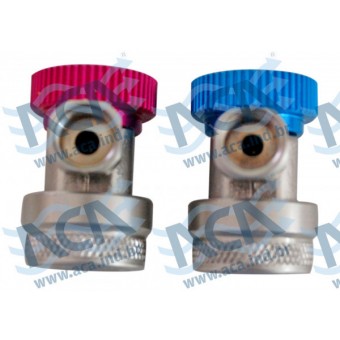 MANOMETRO GAS R134A ALUM SUPERCOOL C/VALV COMP 1,80 MTS