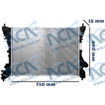 RADIADOR DE AGUA FIAT PUNTO/BRAVO TJET 1.4 TURBO DENSO 8B076000C