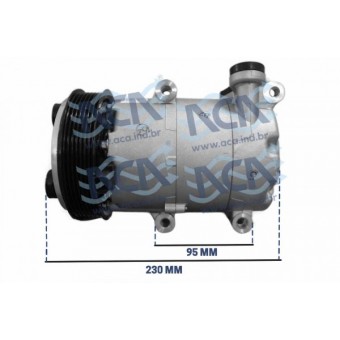 COMPR FOMOCO FORD TRANSIT 7PK 12V ORIG  VS 16