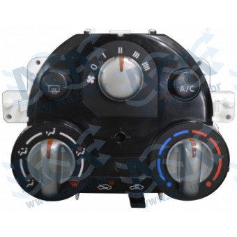 COMANDO AC NISSAN MARCH/VERSA BOTAO PRATA