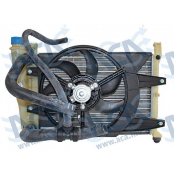 RADIADOR DE AGUA FIAT UNO C/ELETRO/MANGUEIRA S/AC