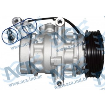 COMPR MOD DENSO 10SR13C 7PK 3 PARAF PASSANTE TOYOTA ETIOS 1.3/1.5 12>17  IMP