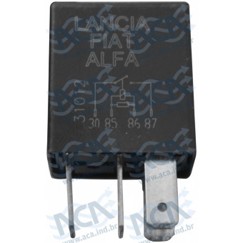 RELE AUX MINI 4 PINOS S/SUPORTE 12V 30A DNI0125