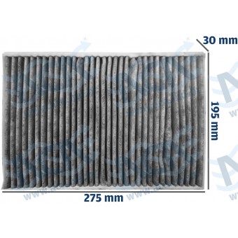 FILTRO P VOLVO XC60/XC70/V70 CARVAO ATIVADO