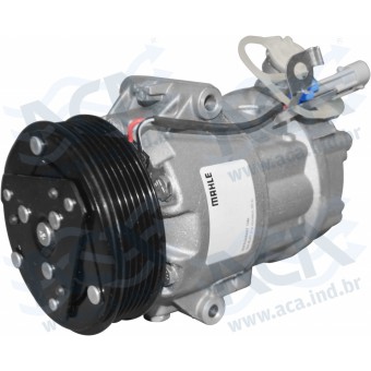 COMPR MAHLE MOD CVC 114MM 12V 6PK 3 PARAF PASSANTE  GM CELTA/PRISMA/CORSA 1.0/1.4 02>09 ACP 204