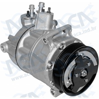 COMPR SANDEN PXE16 3 PARAF PASSANTE  AUDI A1/A3/Q3/ VW GOLF/JETTA/POLO/TIGUAN ORIG SENT HORARIO