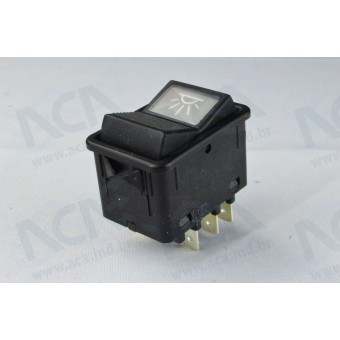 INTERRUPTOR ILUMINACAO INTERNA 24V 8 TER MBZ CAMINHAO/ONIBUS KOSTAL 3833180