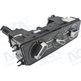 COMANDO AC VW NOVO POLO / VIRTUS -  ANALOGICO PRETO - 6EA820045