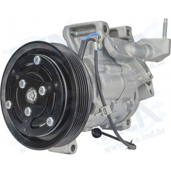 COMPR DELPHI 10SA13E 120MM 12V 6PK 4 PARAF PASSANTE  HONDA CIVIC 1.8 2006>2011 CS20542