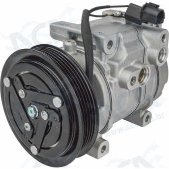 COMPR DELPHI 117MM 5PK 12V 4 PARAF PASSANTE HYUNDAI HB20 1.0 2013>CS20543