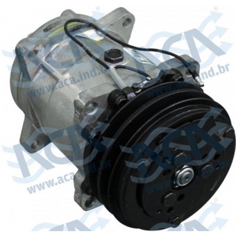 COMPR SANDEN SD5H14 8 ORELHAS SAIDA TRAS  NEW HOLLAND TRACTOR TN55/65/75