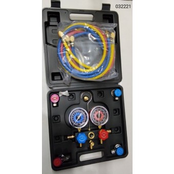 MANOMETRO GAS R1234YF/R134A ACA TOOLS COMPLETO - FLEX
