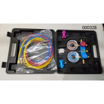 MANOMETRO GAS R134A ALUM ACA TOOLS COMPLETO IMP