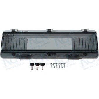 TAMPA PLASTICA PROTETORA C/ ACRICILO P/ BATERIA C/IP68