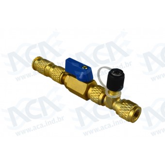 SACA E INST VENTIL DE ALTA/BAIXA SCHRADER R134 C/VALV ACA TOOLS - JG