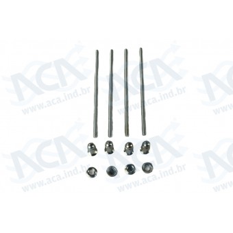 KIT PARAF EQ ELETR PAINEL INTERNO ACA KT2800 MINI/PLUS/PRO - JOGO 4PCS