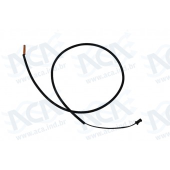 SENSOR TEMP EXTERNO EQ ELETR ACA 2800 PRO/MINI/BUS/PLUS 12V - PRETO IMP