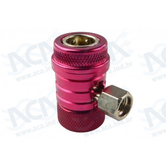 MANIFOLD ALTA PRESSAO ENGATE RAPIDO R1234YF MAQ RECICLADORA ACAZE
