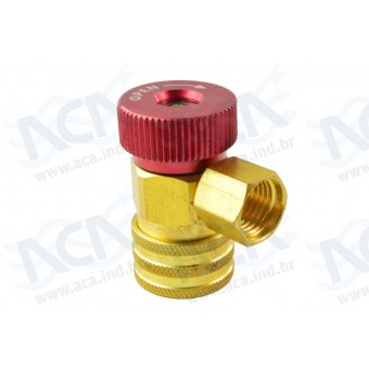 MANIFOLD ALTA PRESSAO ENGATE RAPIDO R134 MAQ RECICLADORA ACAZE