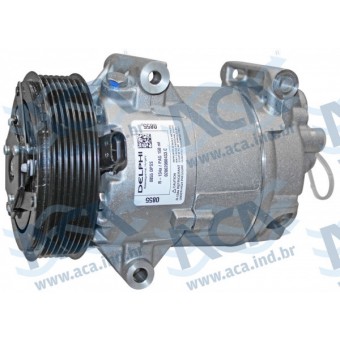 COMPR DELPHI CVC5 119MM 12V 7PK 3 PARAF PASSANTE  RENAULT MEGANE / SCENIC 06 >CS20069