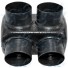 BOCAL DISTR DIFUSOR 50MM FRONTAL 4 SAIDAS - Imagem: 1