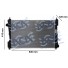 RADIADOR DE AGUA FIAT PUNTO/BRAVO/LINEA 1.6/1.8 C/AR S/AR IMP - Imagem: 1