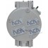 COMPR DELPHI 10S15 125MM 7PK 12V 4  PARAF PASSANTE C/EMBR TOYOTA HILUX/SW4/NEW HOLLAND CS20418 - Imagem: 3