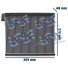 EVAP TOYOTA LAND CRUISER PRADO 303X275X48MM - Imagem: 1