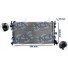 RADIADOR DE AGUA FORD FOCUS 1.8/2.0 16V 01>08 DELPHI RA20235 - Imagem: 1