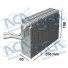 EVAP PEUGEOT 306 R134 IMP 205X202X80MM - Imagem: 1