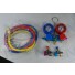 MANOMETRO GAS R134A ALUM MANG 1,5 MT COMPLETO IMP - Imagem: 5