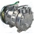 COMPR MOD SANDEN SD7H13 120MM CANAL A 24V CAT 308C / 314C / 321C - Imagem: 2
