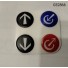 ADESIVO MAQUINA RECICLADORA ONLY BUTTONS OKSYS - Imagem: 1